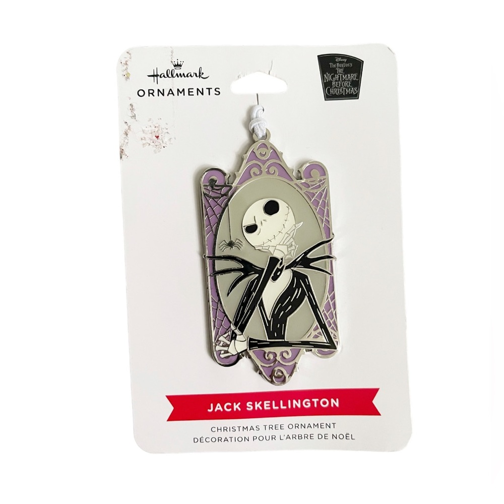 Hallmark Disney Jack Skeleton Nightmare Before Christmas Tree Metal Ornament New